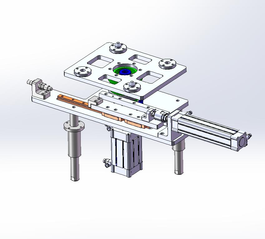 A7 气动顶升回转托盘机构